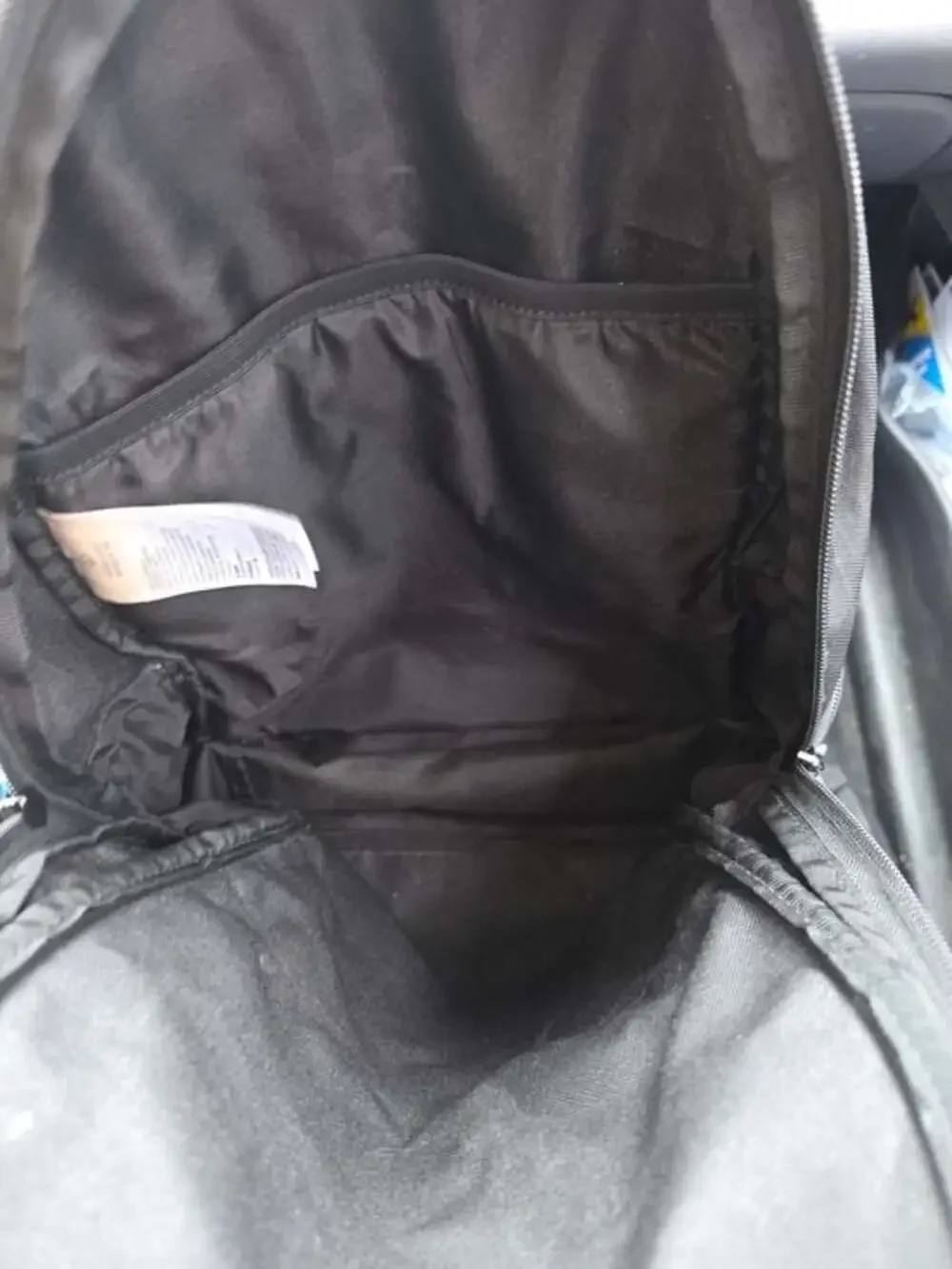 Jordan Black Backpack with Red Jumpman and Patterned Lower Pocket